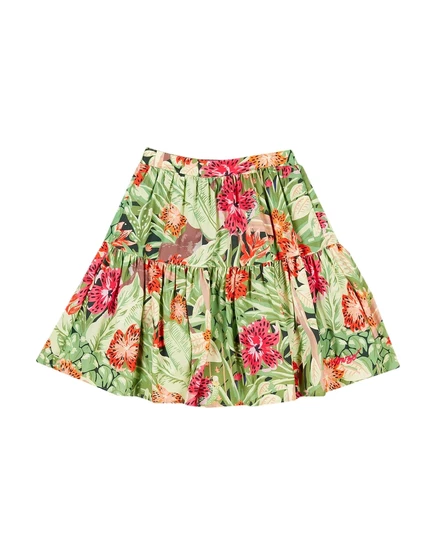 Детская юбка Kenzo Kids Promotion Junior, зеленая