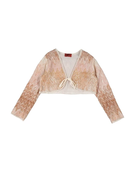Детский кардиган Missoni Kids, золотистый