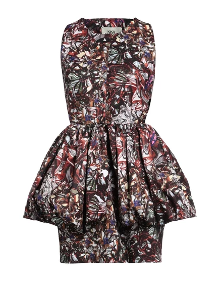 Женское мини-платье Kika Vargas PAPERMAG, коричневое