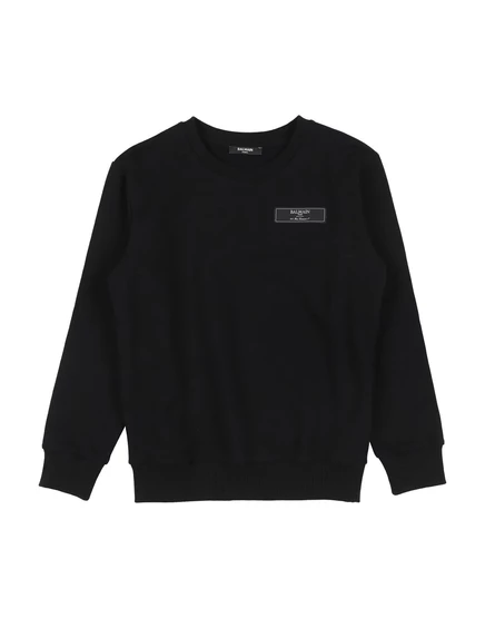 Унисекс свитшот Balmain Junior, чёрный