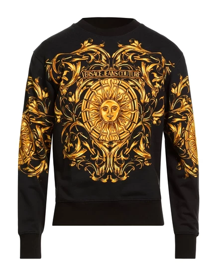 Мужской свитшот Versace Jeans Couture Papermag, черный