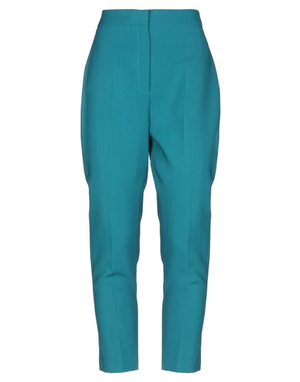 Женские брюки Elisabetta Franchi Lorenz SP, прямые, бирюзовые