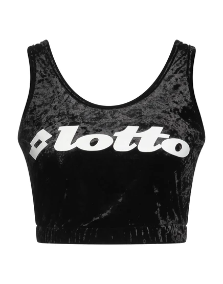 Женский укороченный топ Lotto Wonderwoman, черный