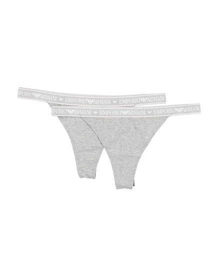 Женские стринги Emporio Armani PAPERMAG, 2 шт., серые