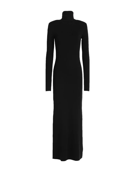 SAINT LAURENT Длинное платье чёрный