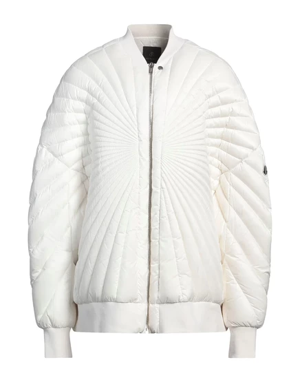 Мужской пуховик Moncler Rick Owens, молочный