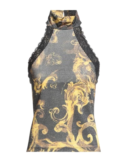 Женский топ Versace Jeans Couture Papermag, черный