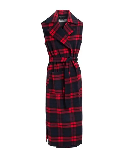Женское пальто SHIRTAPORTER без рукавов, красное