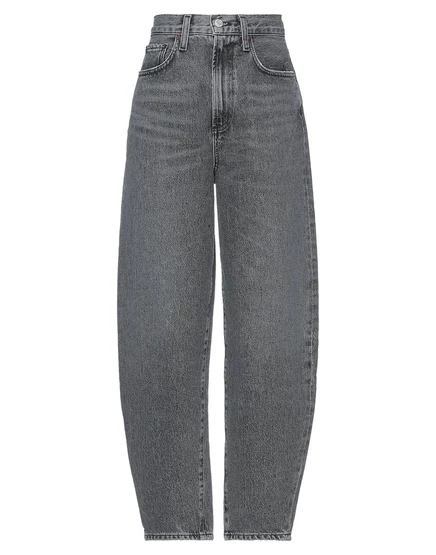 Женские джинсы AGOLDE Jeans зауженные, высокая талия, серые