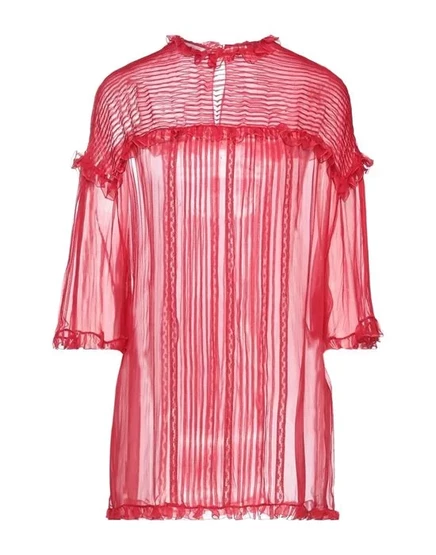 VALENTINO GARAVANI Джинсовая рубашка красный