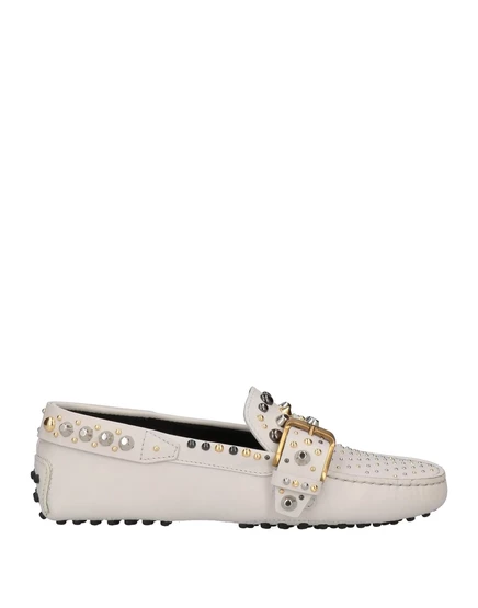 Женские мокасины Tod's PAPERMAG, светло-серые