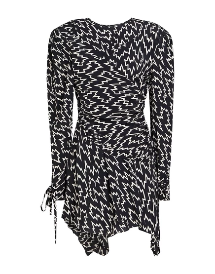 Женское мини-платье Isabel Marant асимметричное, чёрное