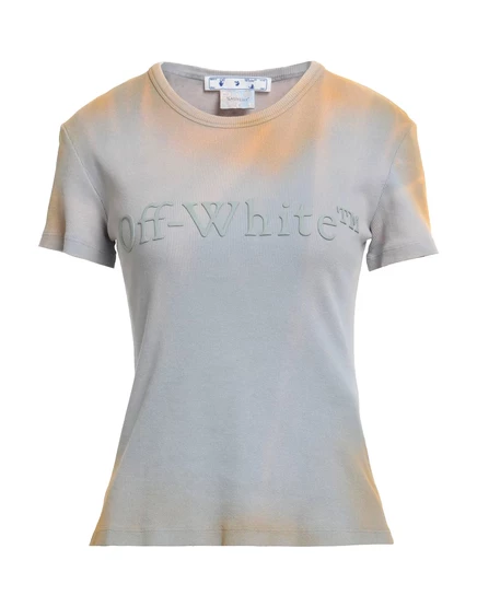 Женская футболка Off-White Lorenz_SP, голубая