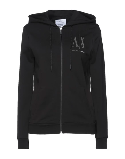 Женская толстовка Armani Exchange Agata, черная