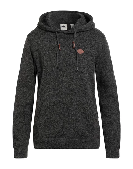 Мужская толстовка Quiksilver флис с капюшоном, свинцово-серая
