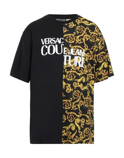 Футболка Versace Jeans Couture с логотипом, жёлтая