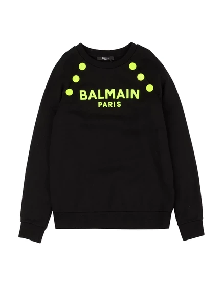Детский свитшот Balmain, черный