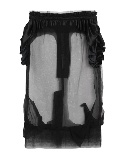Женская юбка миди Maison Margiela Jadr, черная
