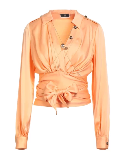 Женский топ Elisabetta Franchi Papermag, абрикосовый