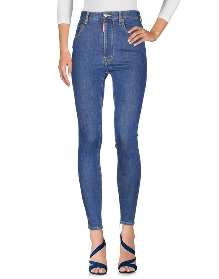 Женские джинсы-скинни DSquared2 Braccialin, синие