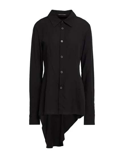 Женская длинная рубашка Yohji Yamamoto, чёрная