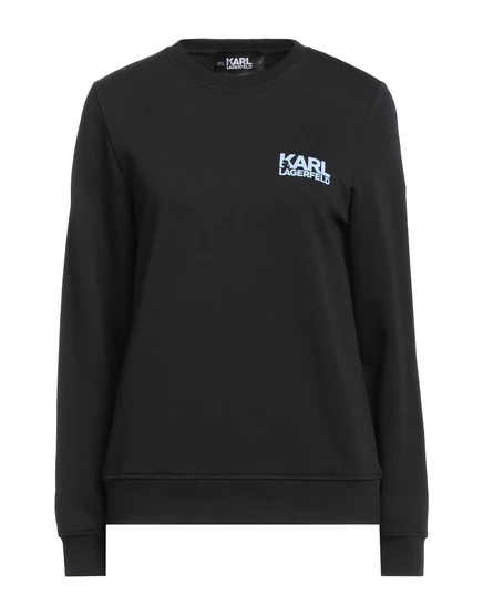 Женский свитшот Karl Lagerfeld с логотипом, черный