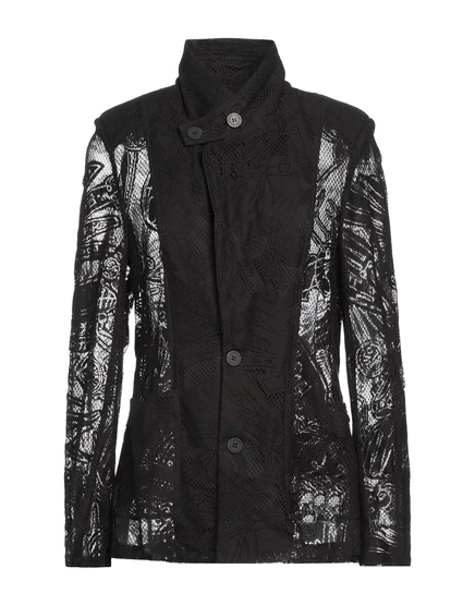 Женский пиджак Charles Jeffrey Loverboy кружевной, черный