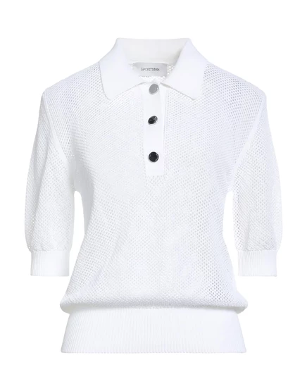 Женское поло Sportmax Lorenz_SP, белое