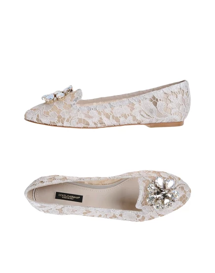 Женские лоферы Dolce & Gabbana Lorenz_SP, светло-серые
