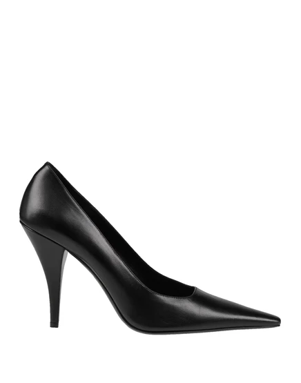 Женские туфли The Row Pumps кожаные, черные