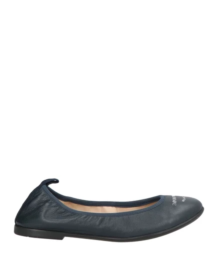 Женские балетки Emporio Armani Junior, темно-синие