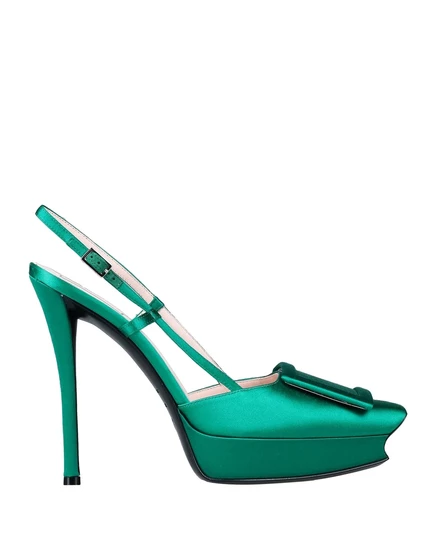 Женские туфли Roger Vivier Lorenz_SP, изумрудные