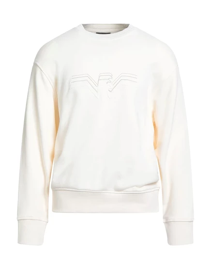 Мужская толстовка Emporio Armani Lorenz SP, светло-кремовая