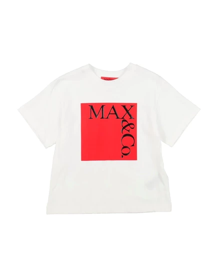 Детская футболка Max&Co. с принтом, красная