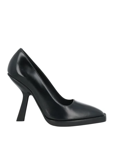 Женские туфли Ferragamo, кожаные, чёрные