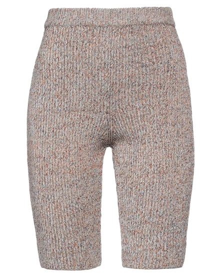Женские шорты MM6 Maison Margiela Lorenz_SP, цвета кэмел