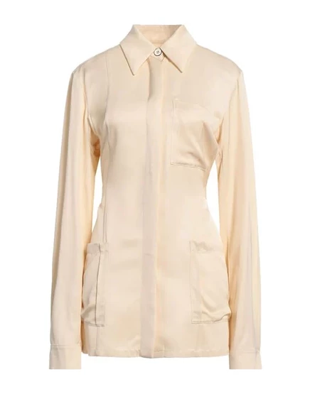 JIL SANDER Pубашка бежевый
