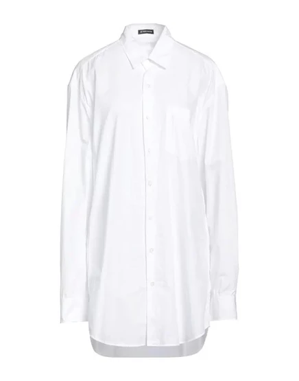 ANN DEMEULEMEESTER Pубашка белый