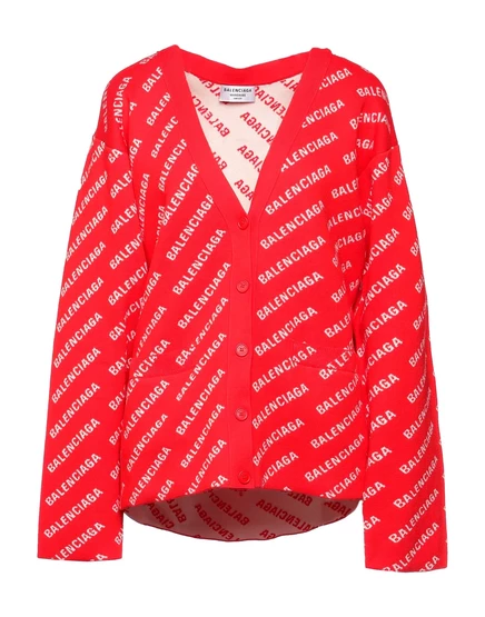Женский кардиган Balenciaga Ibizen, красный