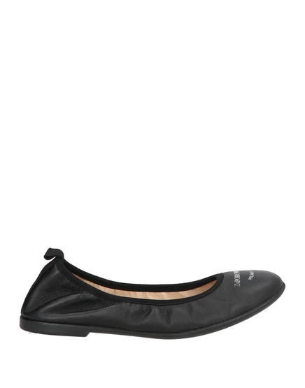 Женские балетки Emporio Armani Junior, черные