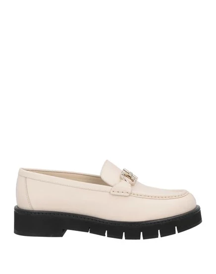 Женские мокасины Ferragamo, бежевые