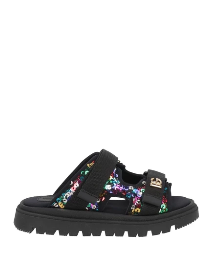 Детские сандалии Dolce & Gabbana, черные
