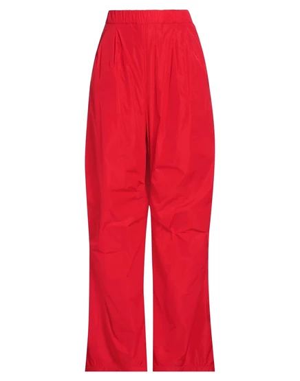 Женские брюки Max Mara Hamish, широкие, красные