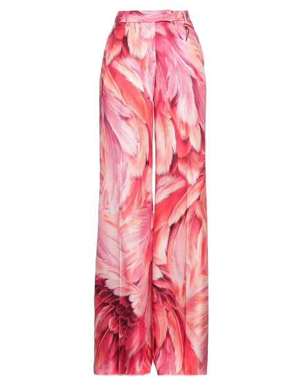 Женские широкие брюки Roberto Cavalli, коралловые
