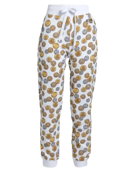 Женские пижамные брюки Moschino Hamish, молочно-белые