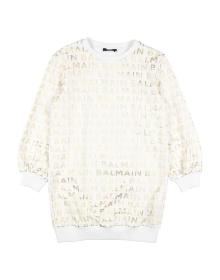BALMAIN Детское платье белый