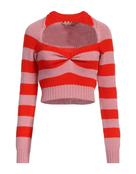 Женский свитер Marni PAPERMAG из шерсти, розовый