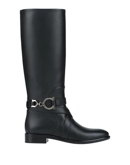 FERRAGAMO Сапоги чёрный