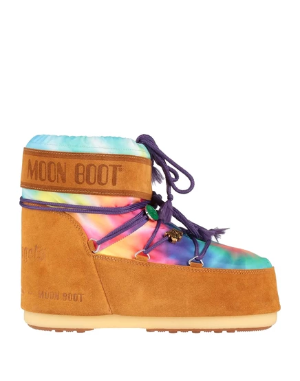 Мужские ботинки PALM ANGELS x MOON BOOT замшевые, верблюжие