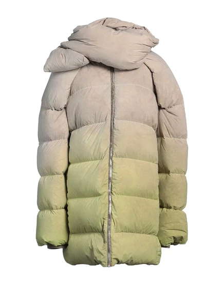 Женский пуховик Moncler Rick Owens PAPERMAG, серый